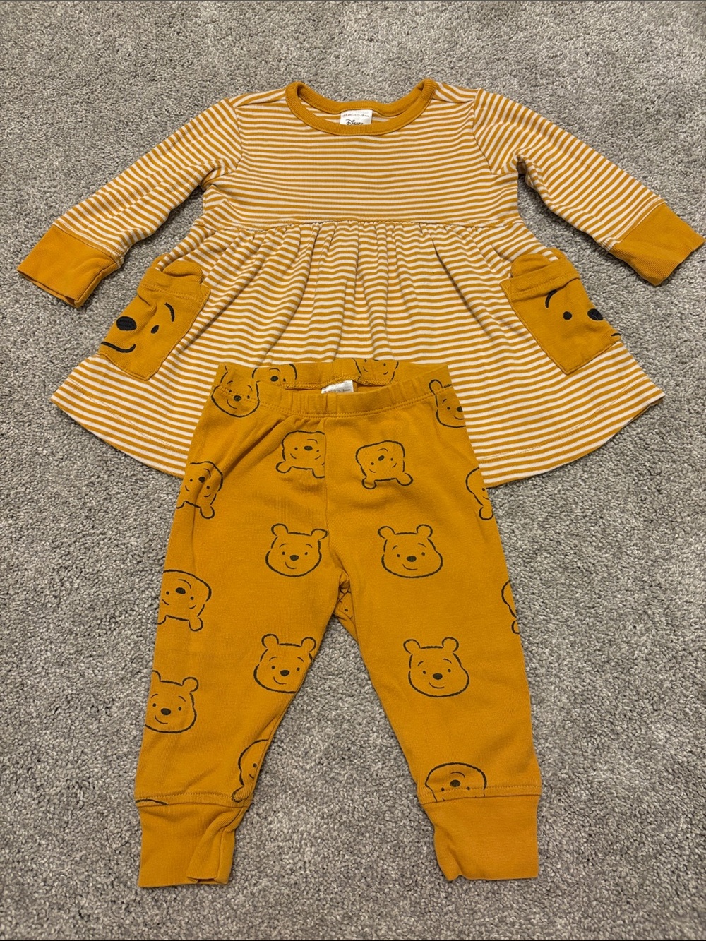 Hanna Andersson infant girl Winnie the Pooh set 12-18 months